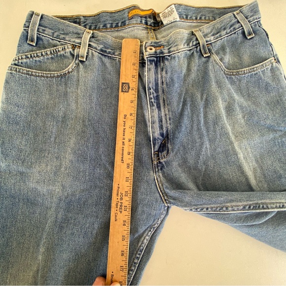 Vintage Baggy SilverTab Levi’s Men's Blue Jeans size 40 40x34 - Picture 2 of 11